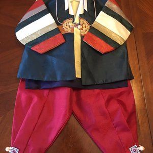 Korean baby boy traditional dress